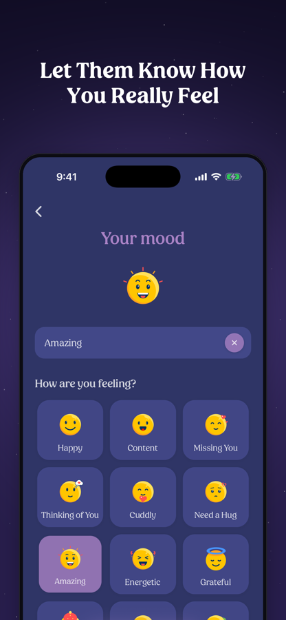 Moods — let them know how you really feel
